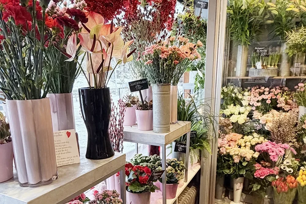 Interi&ouml;r butiken Nockebyhovs Blommor Bromma Stockholm